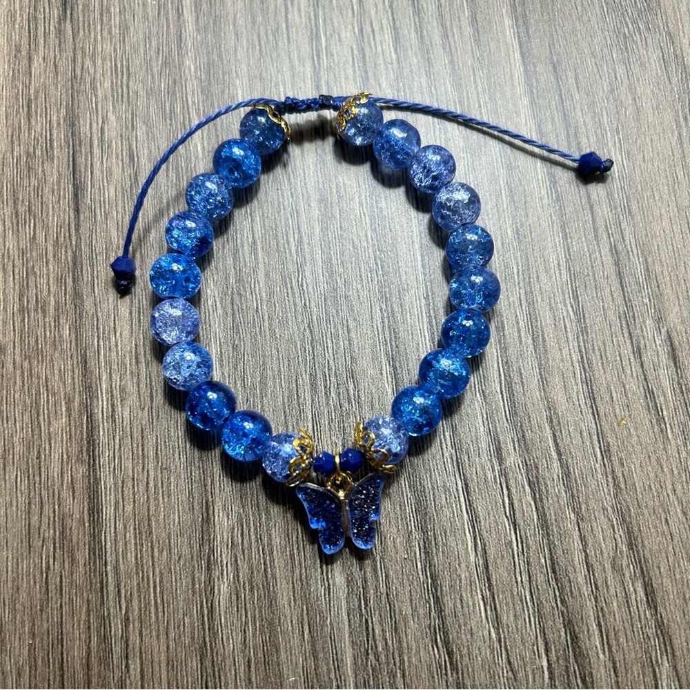 Blue Butterfly Bracelet
